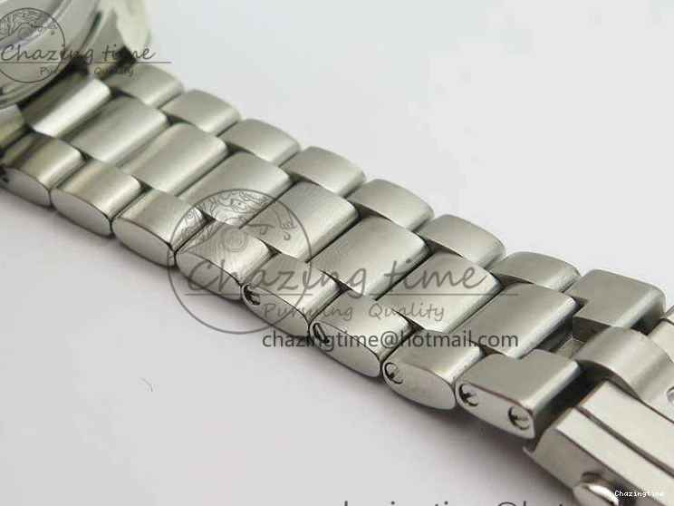 0103 Planet Ocean Master Chrono SS OM 1:1 Best Edition Black Dial On SS Bracelet A9900 V Fashionable 8113